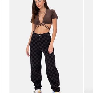 Donovan checkered jeans